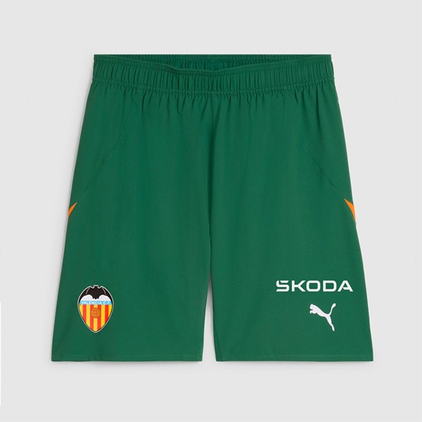 Pantalones Valencia Replica Tercera Ropa 2024/25